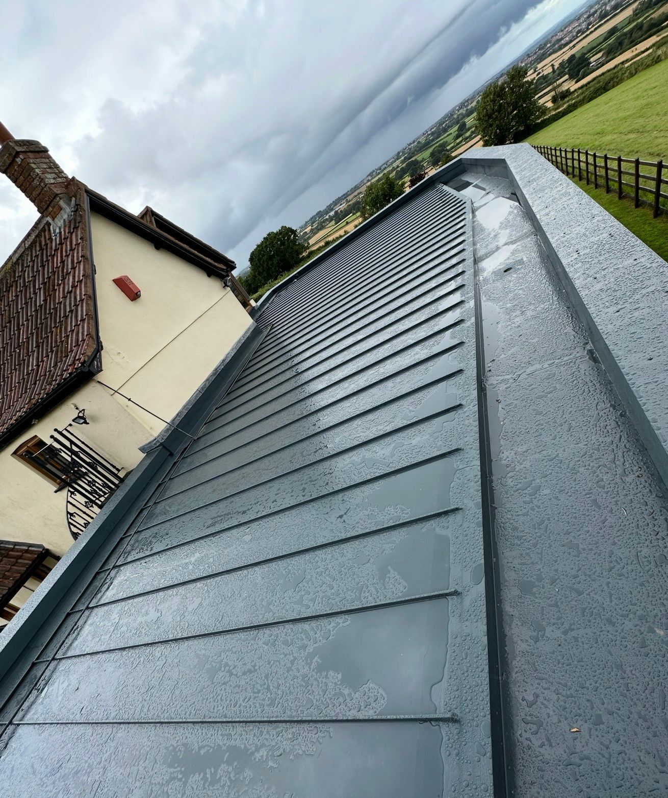 Domestic flat roof works